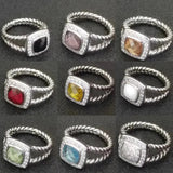 DY color stone ring