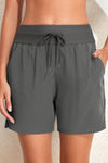 Drawstring Swim Shorts with Pockets