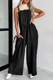 Square Neck Wide Strap Jumpsuit