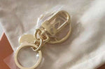 Gold L Keychain