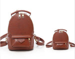 Mono brown backpack